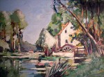 Obras de arte: America : Argentina : Buenos_Aires : Ciudad_de_Buenos_Aires : Casona en la Laguna