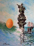 Obras de arte: Europa : Espa�a : Catalunya_Barcelona : BCN : el huevo de....