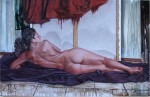 Obras de arte: Europa : Espa�a : Catalunya_Barcelona : Matar� : Modelo  posando en el estudio
