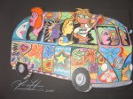 Obras de arte: America : Venezuela : Anzoategui : Piritu : Viajando en el Kombi de la Libertad