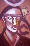 Obras de arte: America : Argentina : Buenos_Aires : Ciudad_de_Buenos_Aires : Hombre surreal y metafisico