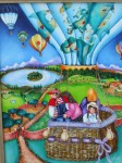 Obras de arte: Europa : Espa�a : Valencia : valencia_ciudad : Pasajeros del Mundo con destino la Tierra