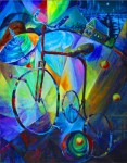 Obras de arte: Asia : Israel : Haifa : HAIFA_ISRAEL : Abstraction.  The carefree childhood.