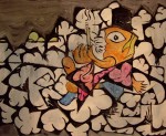 Obras de arte: Europa : Espa�a : Principado_de_Asturias : Gij�n : Fumador