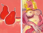 Obras de arte: Europa : Francia : Nord-Pas-de-Calais : LONGUENESSE : Nu aux fruits rouges