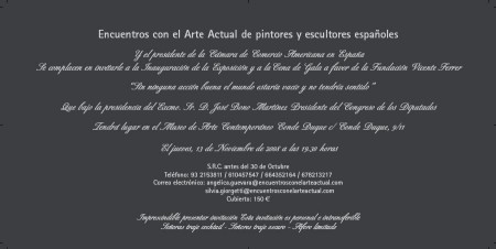 ENCUENTROS CON EL ARTE ACTUAL - MUSEO DE ARTE CONTEMPORANEO CONDE DUQUE, MADRID
