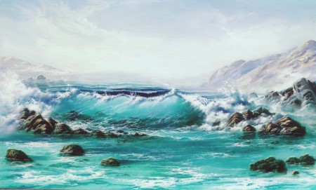 MARINA DE LA COSTA, quadro di JUAN CARLOS GAYOSO, Venezuela
