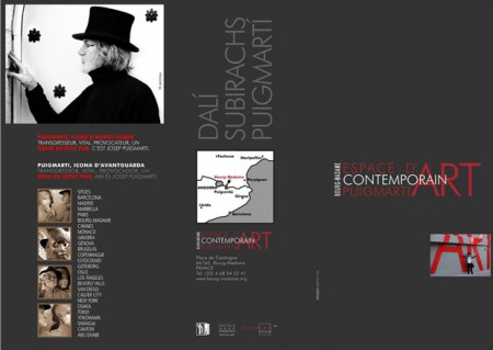 EXPOSICION DE ESCULTURAS DE DALI EN EL CENTRO DE ARTE CONTEMPORANEO PUIGMARTI - BOURG-MADAME , FRANCIA