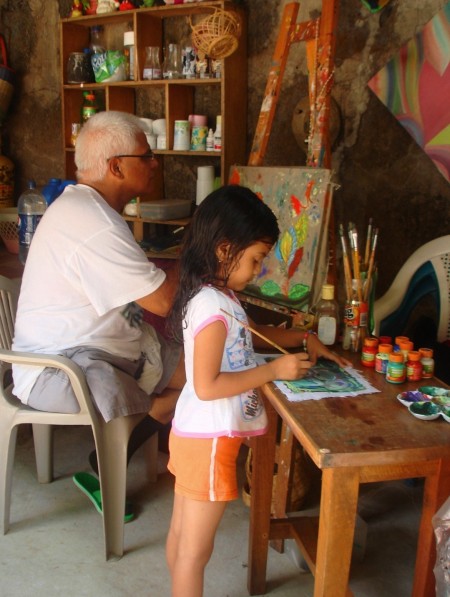 Mi papá me comentó, acerca de unos comentarios de mis pinturas