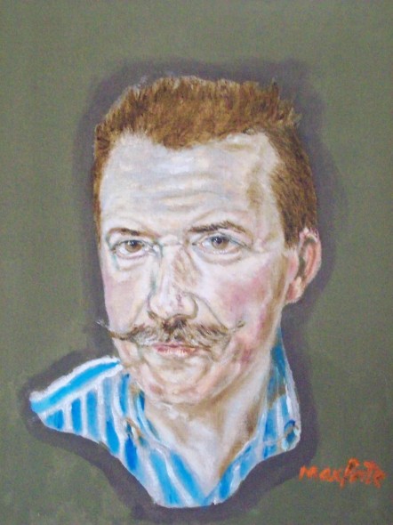 Exposición Galeria adquisición obra retrato Pedro Garcia ,2009