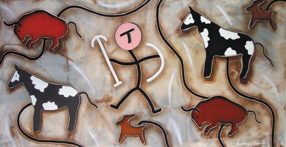 PITTURA ARTE CONTEMPORANEA ITALIANA – Andrea Benetti riporta la pittura nelle grotte