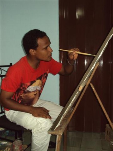 Oficio de un  Artista Joven Cubano Consagrado