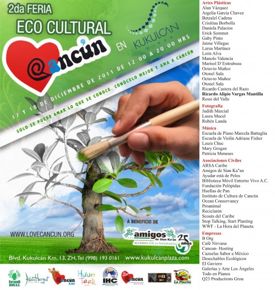2da Feria Eco-cultural LOVE Cancún, Q.R.