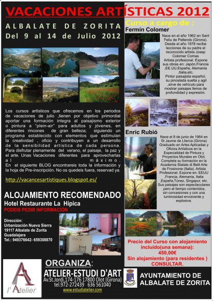 VACACIONES ARTISTICAS 2012