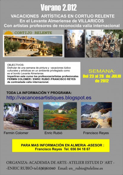 VACACIONES ARTISTICAS 2012