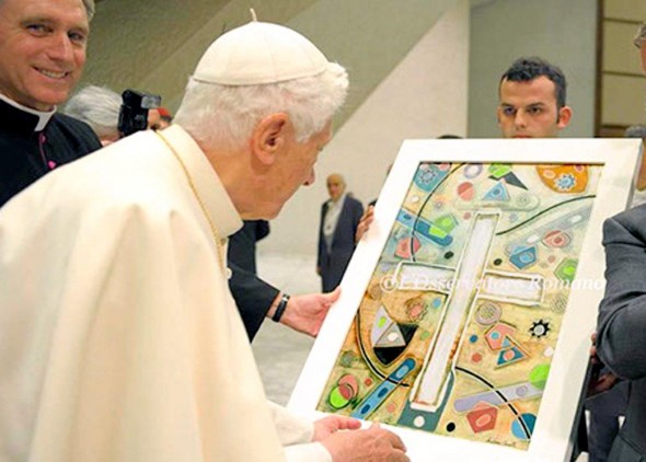 Acquisita nelle Collezioni Vaticane l'opera di Andrea Benetti dedicata a Karol Wojtyla