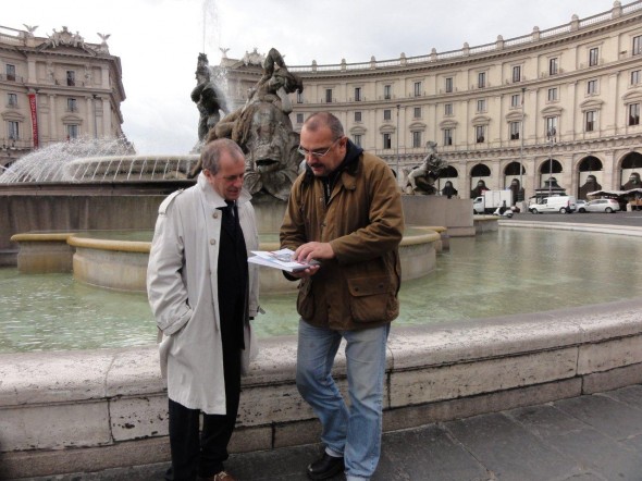 La lezione sull'arte Neorupestre di Andrea Benetti, all'università Roma 3