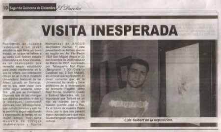sobre mi primera muestra