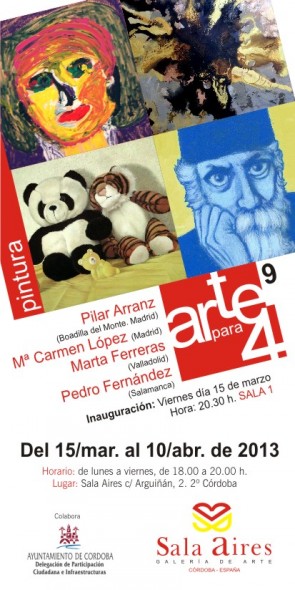 MAÑANA en Sala Aires - NUEVA exposición del ciclo "Arte para 4" - nº 9