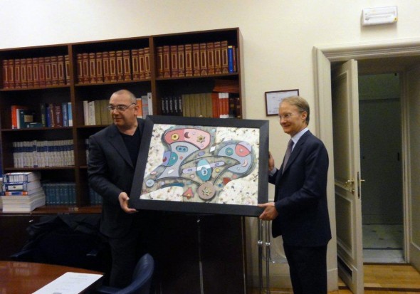 Acquisita un'opera di Andrea Benetti nella Collezione della Camera dei Deputati