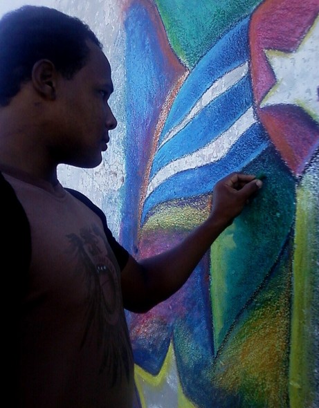 Mural por los Cinco por Machuty