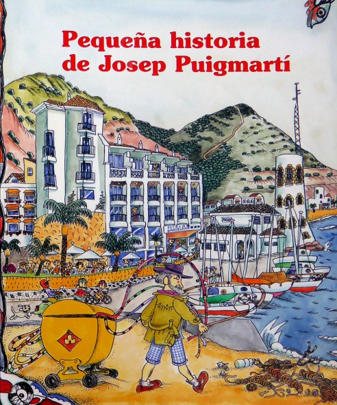 Pilarín Bayés con Josep Puigmartí - Sitges, Hotel Estela Barcelona