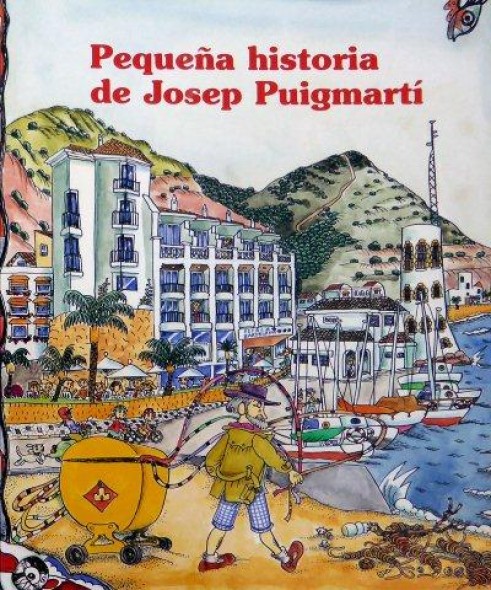 Pilarín Bayés con Josep Puigmartí - Sitges, Hotel Estela Barcelona