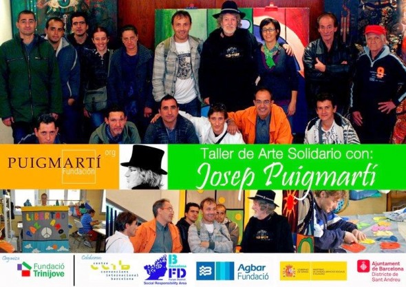 Puigmarti en el CCIB - Taller de Arte Solidario con Fundació Trinijove
