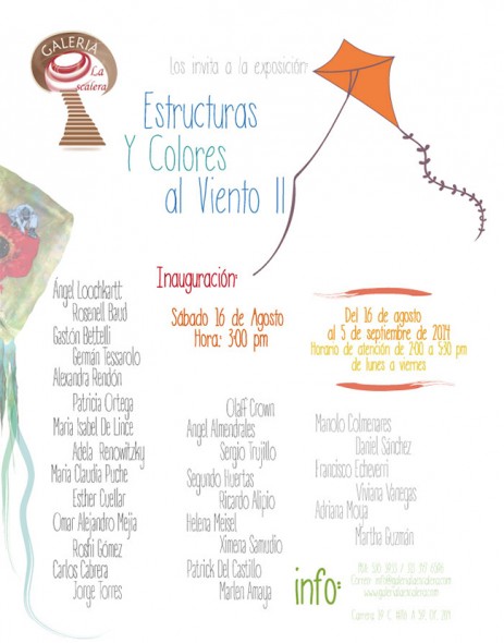 Exposición Estructuras y Colores al Viento.