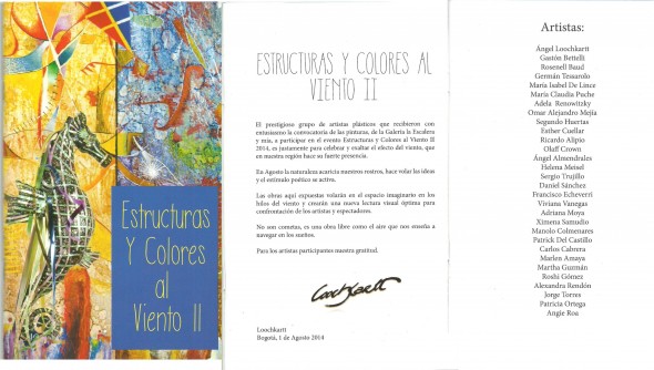 Exposición Estructuras y Colores al Viento.