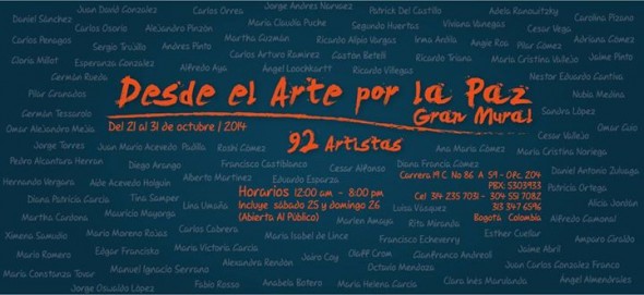 Desde el Arte por la Paz. Gran Mural