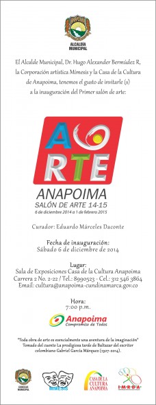 Salón de Arte 2014-2015 Anapoima.