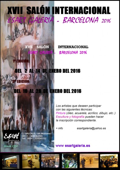 XVII Salón Internacional 2016 Esart Galería