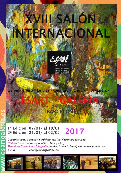 XVIII SALON INTERNACIONAL ESART GALERÍA 2017