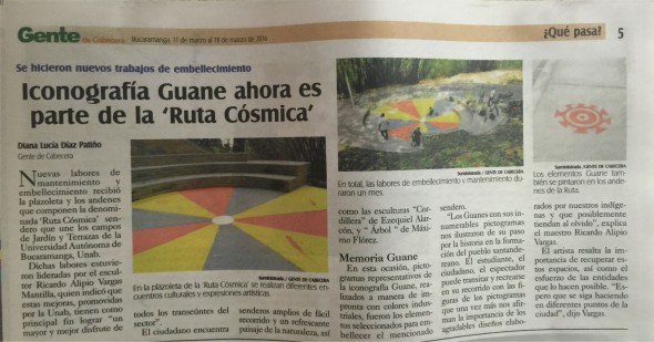 Iconografía Guane ahora es parte de la Ruta Cósmica