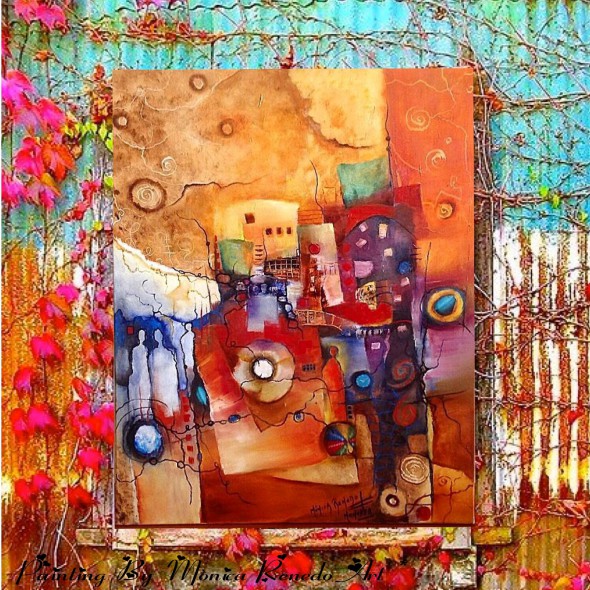 Ventanas Al Arte.Painting By Monica Renedo