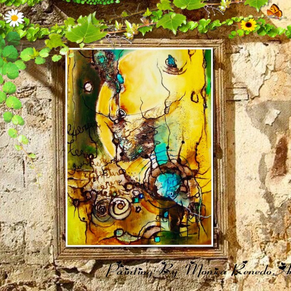 Ventanas Al Arte.Painting By Monica Renedo