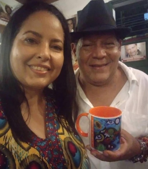 A la Pintora Yarime Lobo Baute. By: Rosendo Romero