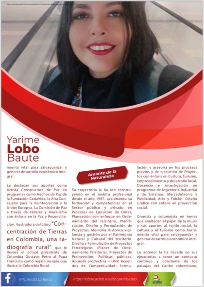 Yarime Lobo Baute: La Alquimista de Colores y Leyendas. By: El cronista de Macondo
