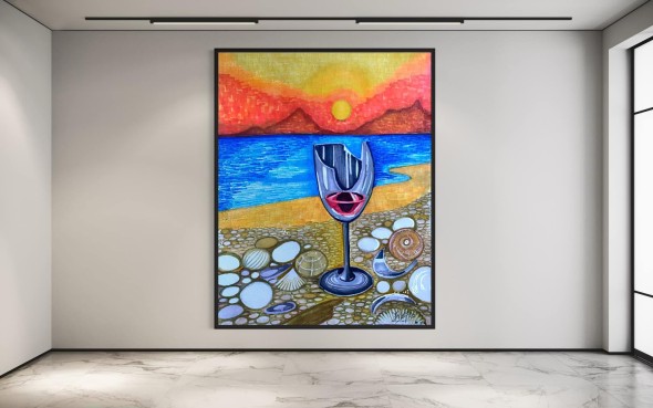 Obra “La Copa Rota” (Curaduria) Yarime Lobo Baute