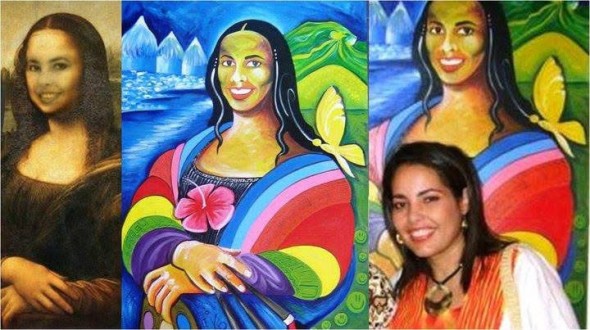 Curaduria Comparativa : “La YariRisa/ La Oronda” (Yarime Lobo) vs “La Monalisa/ La Gioconda” (Leonardo Davinci). By: Lumen Artis
