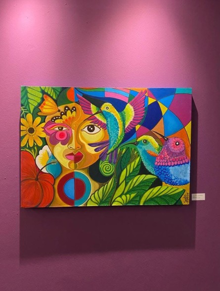 Obra: Alma de Niña/ Rostro de Mujer. Mirada Inspirada en Alexandra Laudo