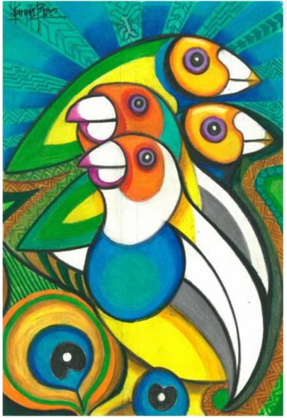 Resonancia de la Obra “Pal’ mismo lado” de Yarime Lobo Baute, inspirada en la visión curatorial de Jorge Perez