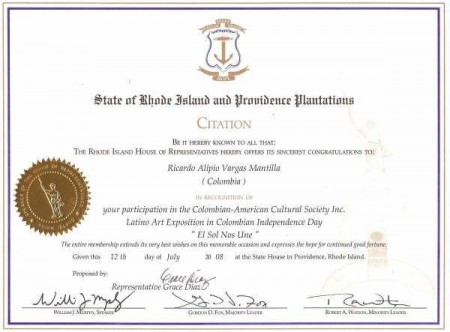 Distinciòn y Reconocimiento en RHODE ISLAND