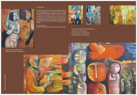 exposiciòn  Ecos de Paz ESAN  Lima