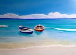 <a href='https://www.artistasdelatierra.com/obra/146177-Botes-del-Caribe.html'>Botes del Caribe » Amada  Bravo<br />+ más información</a>