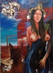 <a href='https://www.artistasdelatierra.com/obra/151735-VIRINGO-Y-DIOSA-LUNA.html'>VIRINGO Y DIOSA LUNA » Jhonny  García Monge<br />+ más información</a>