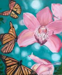 <a href='https://www.artistasdelatierra.com/obra/154659-Orqu%C3%ADdeas-rosadas-y-mariposas.html'>Orquídeas rosadas y mariposas. » Idelmar Pérez<br />+ más información</a>