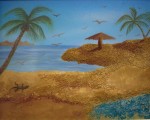 <a href='https://www.artistasdelatierra.com/obra/158657-Lagartija-en-la-playa.html'>Lagartija en la playa » Emilio  Rivera Cedillo<br />+ más información</a>
